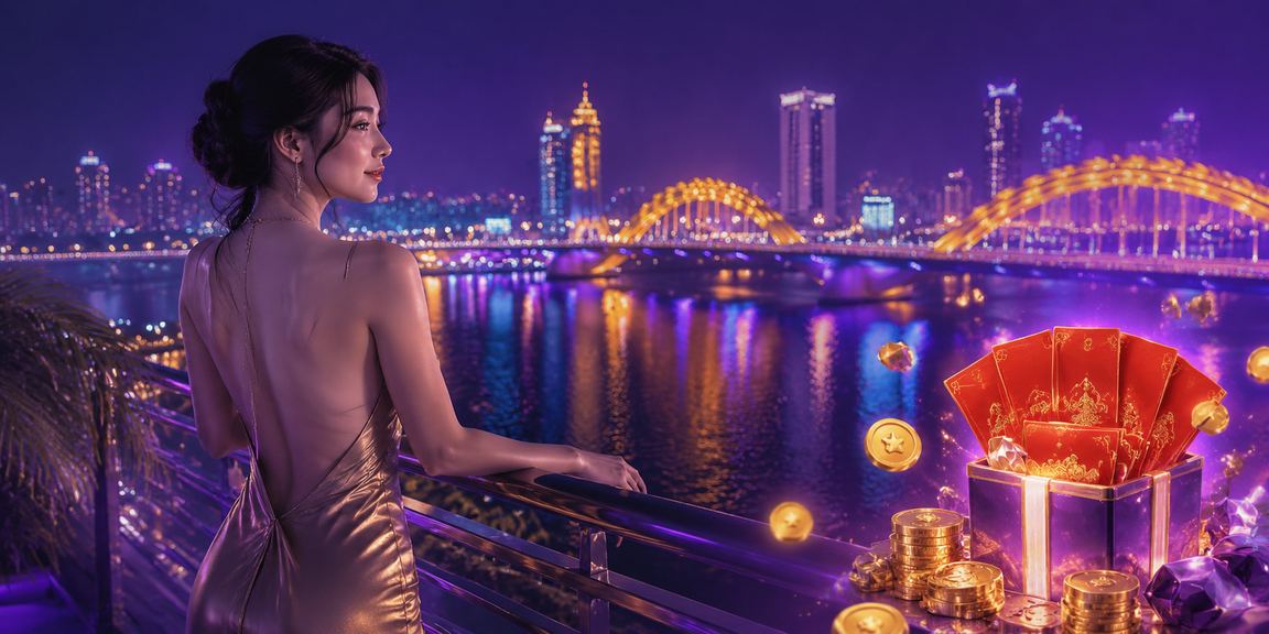 Thưởng bao lì xì neon phong cách Sài Gòn trên nền tảng x90